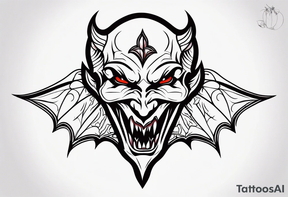 Vampire forearm tattoo design tattoo idea