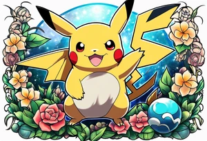 pokemon tattoo design tattoo idea