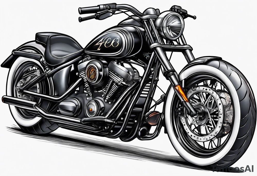 Motorcycle tattoo idea