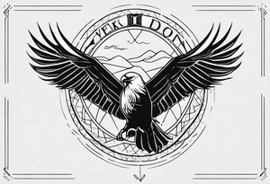 Minimalist design for a small tattoo with quote " never fold never back down" tattoo idea