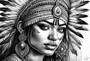Indian tattoo idea