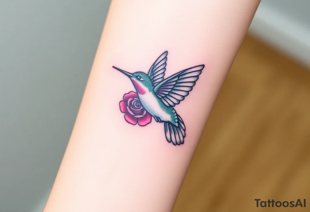 Name: Debby Deguzman 
8-17-61 to 5-29-25
Rose
Hummingbird tattoo idea