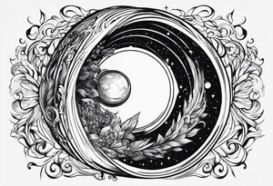 A wormhole tattoo idea