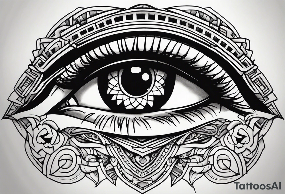 Byakugan eyes tattoo idea