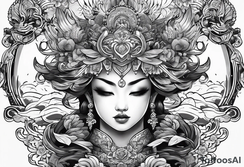 bau cua tattoo idea