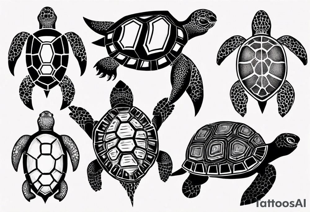 tortoise tattoo idea