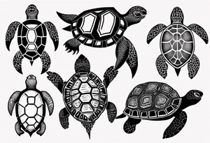 tortoise tattoo idea