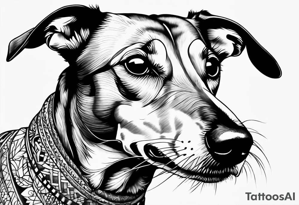 Greyhound tattoo idea