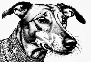 Greyhound tattoo idea