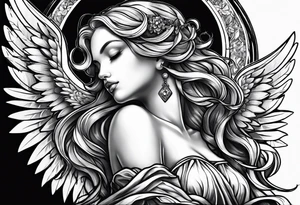 An angel that will always be in my heart tattoo idea