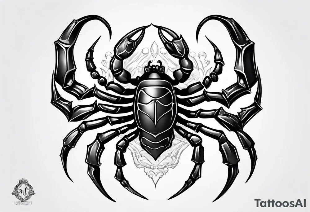 scorpio tattoo idea