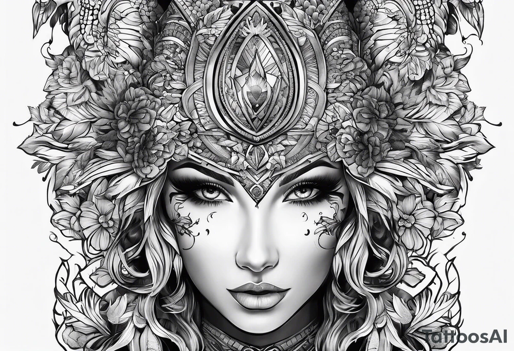 full sleeve tattoo canvas tattoo idea
