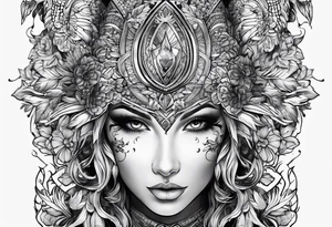 full sleeve tattoo canvas tattoo idea
