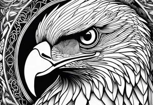 snake, eagle, myth, different thinking, out of the box, tattoo idea