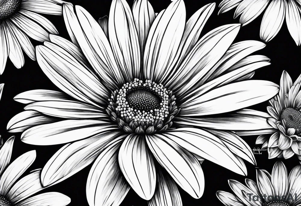 daisy tattoo idea