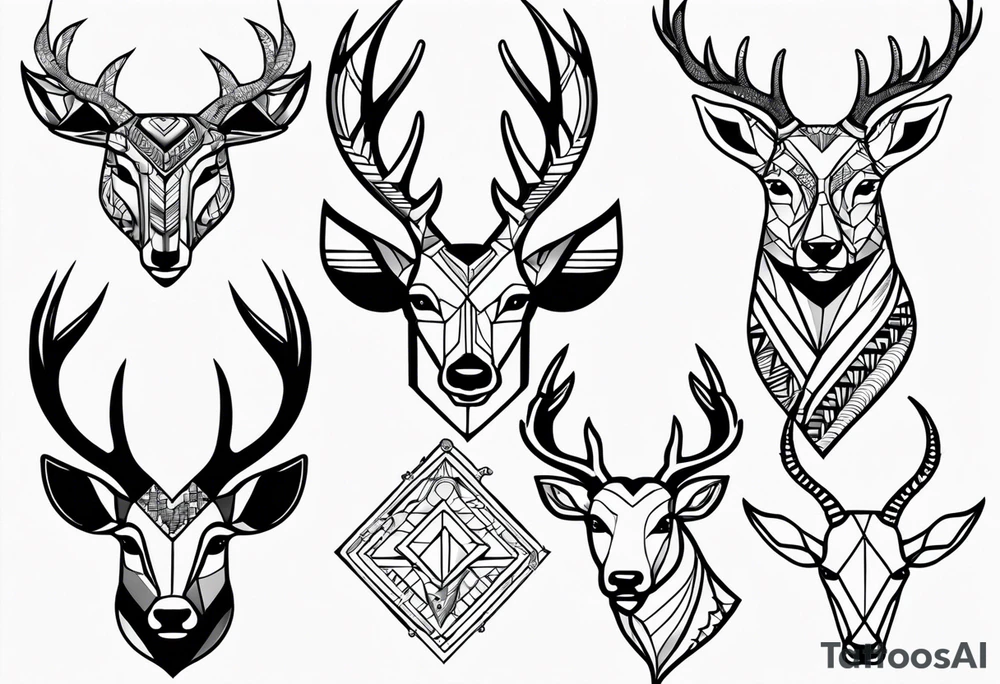 Variety dear face flash sheet tattoo idea
