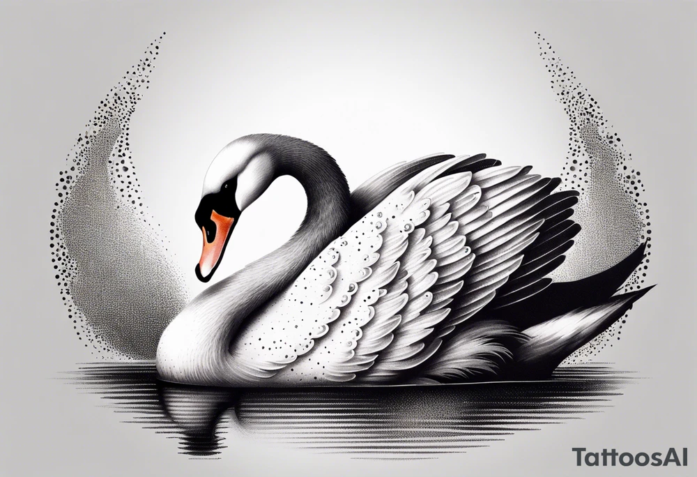 swan tattoo tattoo idea