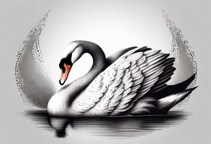 swan tattoo tattoo idea
