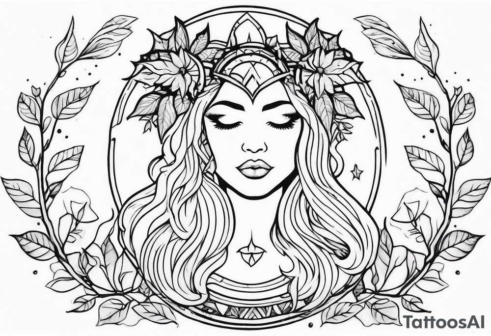 Mother nature tattoo idea