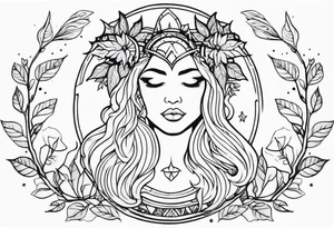 Mother nature tattoo idea
