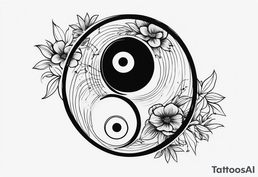 yin yang irezumi tattoo idea