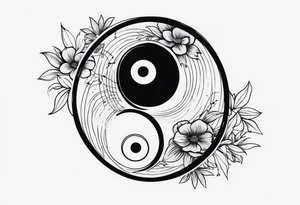 yin yang irezumi tattoo idea