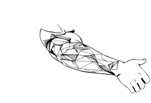 geometric tattoo idea