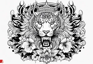 Flash sheet traditional tattoo idea