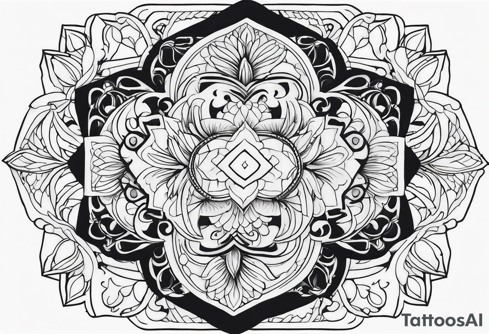 Феникс в пламени tattoo idea
