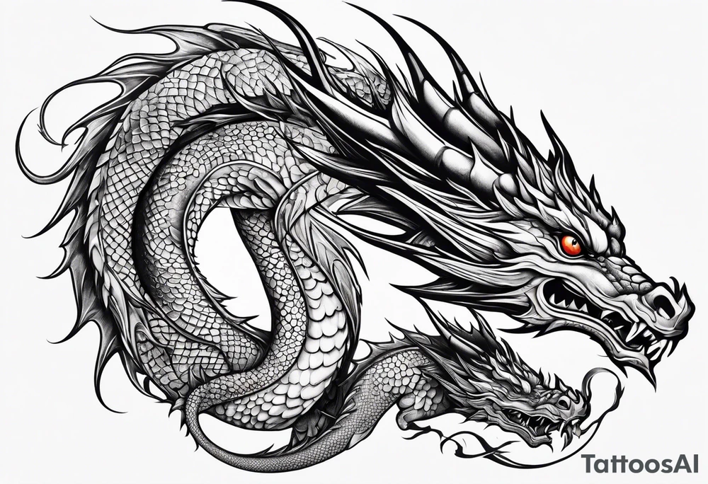 dragon tattoo idea