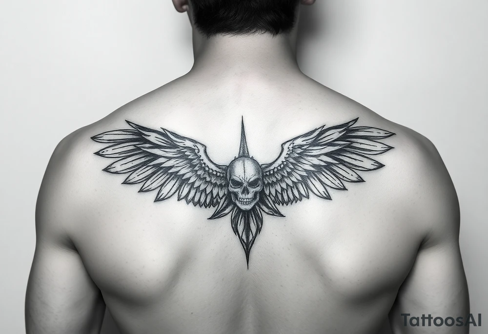 “A tattoo design that represents freedom, distrust in people, loyalty, and the inner conflict of the self.” tattoo idea