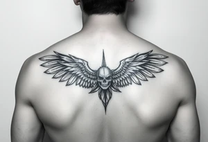 “A tattoo design that represents freedom, distrust in people, loyalty, and the inner conflict of the self.” tattoo idea