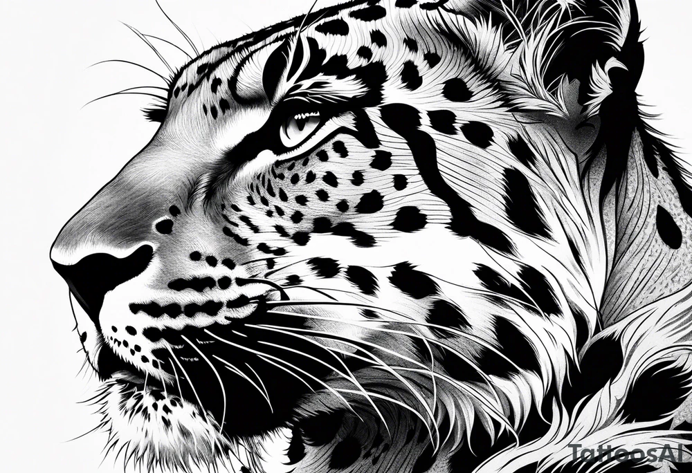 leopard tattoo idea