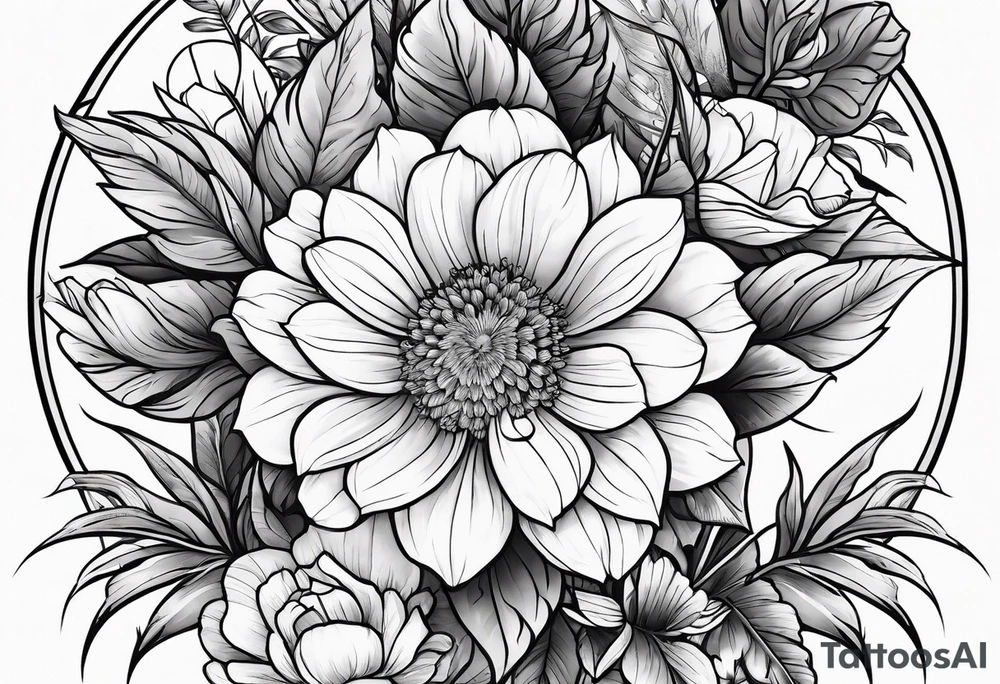 Colorado flora tattoo idea