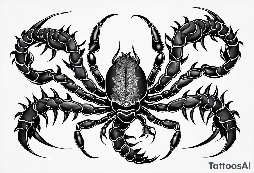 scorpio tattoo idea