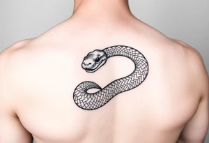Tattoo of a boa snake on an arm tattoo idea