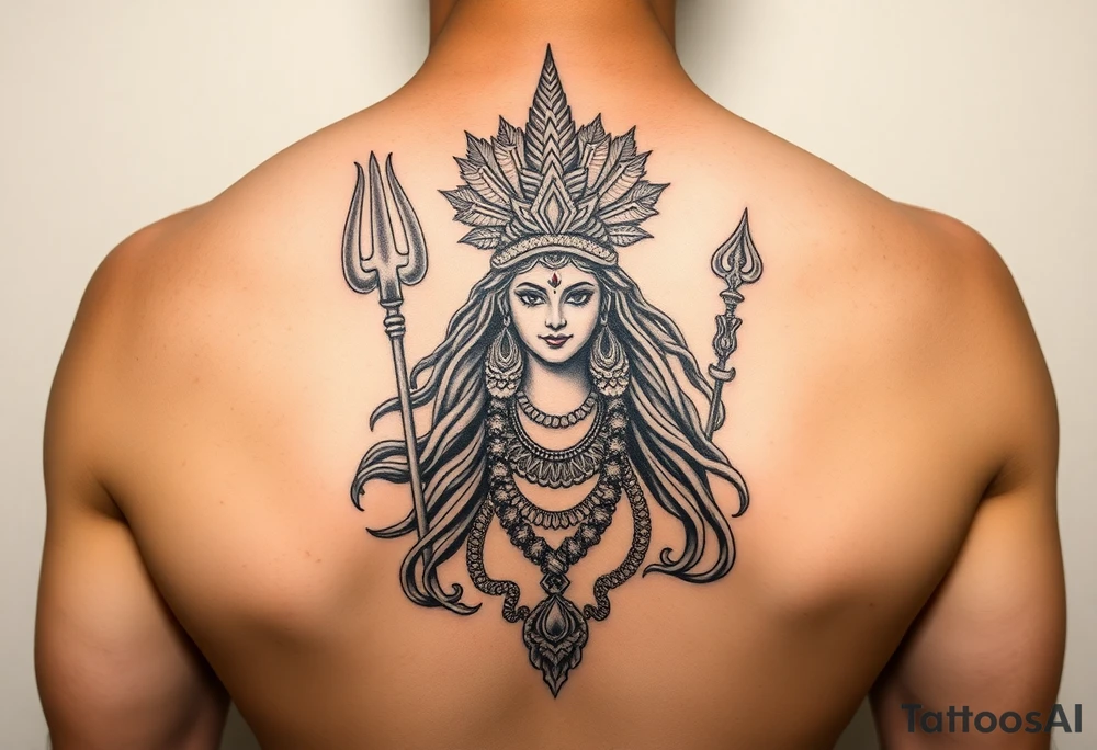 Lord Shiva, Godess Kali, Godess Lilith tattoo idea