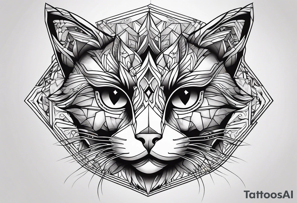 Black Cat tattoo idea