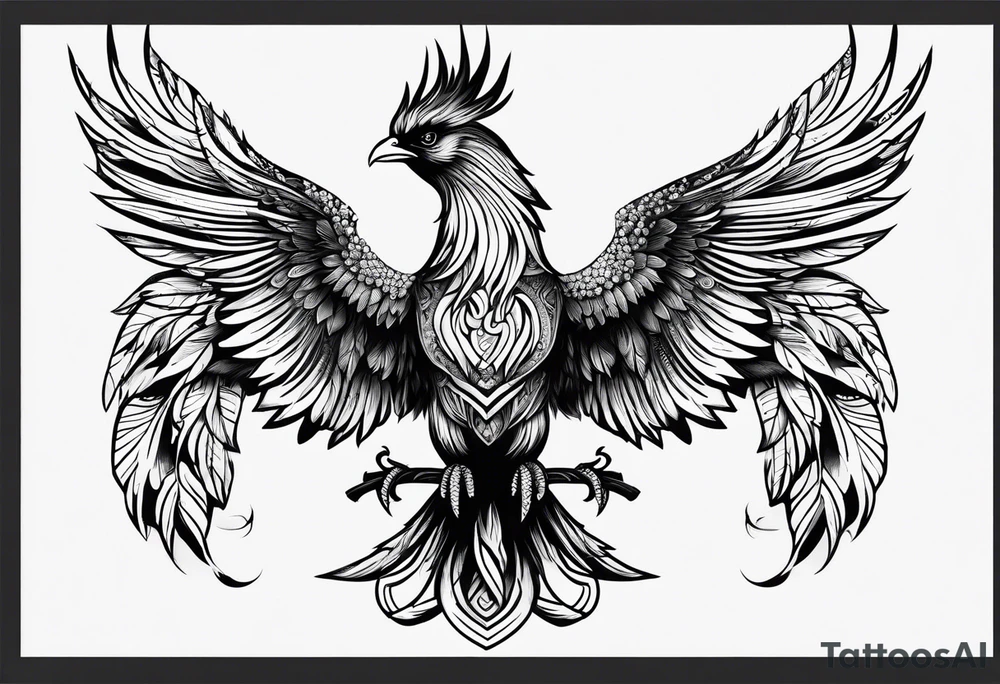 little pheonix tattoo idea