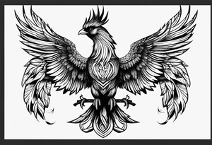 little pheonix tattoo idea