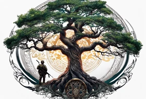 The tree of life, with a soldier tattoo idea