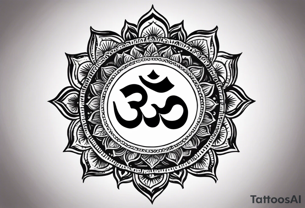 A Hindu-inspired tattoo for the dorsal hand can be intricate and meaningful. Here’s a design idea:

Central Motif:

Om Symbol: Place the Om symbol in the center of the hand, slightly larger to make it the focal point. Om is a sacred sound and spiritual icon in Hinduism, representing the universe's essence.
Surrounding Elements:

Lotus Flower: Surround the Om symbol with a lotus flower design. The lotus symbolizes purity, enlightenment, and rebirth, making it a powerful symbol in Hinduism.
Mandala Pattern: Incorporate a mandala pattern around the lotus and Om symbol. Mandalas are geometric patterns representing the universe in Hindu and Buddhist symbolism, adding depth and intricacy to the design.
Fingers:

Sacred Symbols: Consider placing smaller sacred symbols on each finger. Examples include the Trishula (trident), representing Shiva; the Swastika, symbolizing good fortune; or other elements like the Sun or Moon, symbolizing cosmic order.
Wrist Extension:

Vedic Mantra: Extend the design towards the wrist with a Vedic mantra or Sanskrit script, adding a layer of spirituality and meaning. tattoo idea