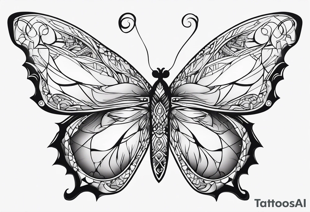 Butterfly tattoo idea