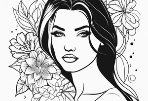dena in cursive tattoo idea