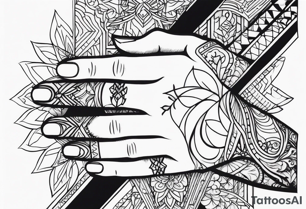 Hand tattoo tattoo idea