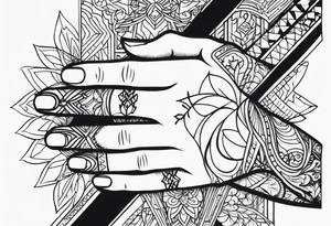 Hand tattoo tattoo idea