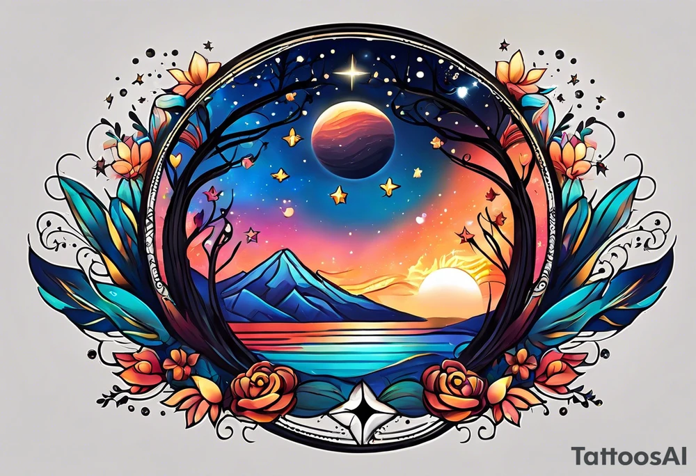 "You are a beloved of the universe. You are
as beautiful as the sunrise and as ancient
as the stars. You are a spark of divine love
in human form. Through you goodness &
light flow into this world. Bless you." Quote as a tattoo tattoo idea