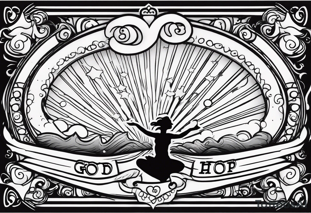 god hope tattoo idea