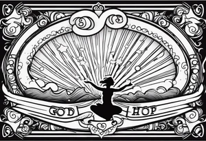 god hope tattoo idea
