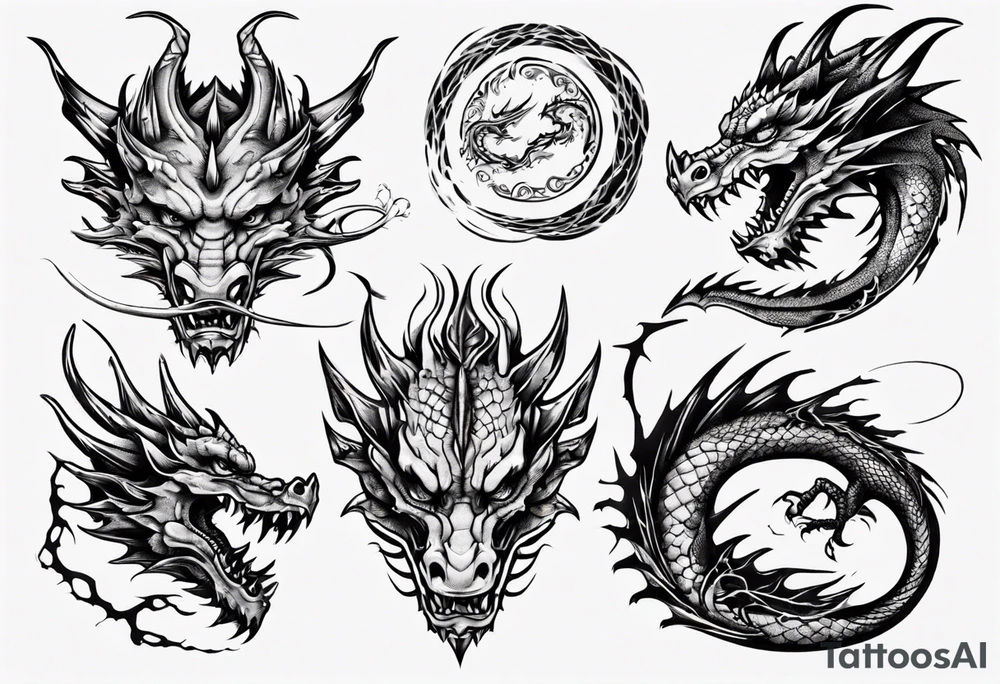 dragon tattoo idea